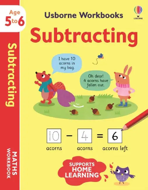 Usborne Workbooks Subtracting 5-6 by Holly Bathie