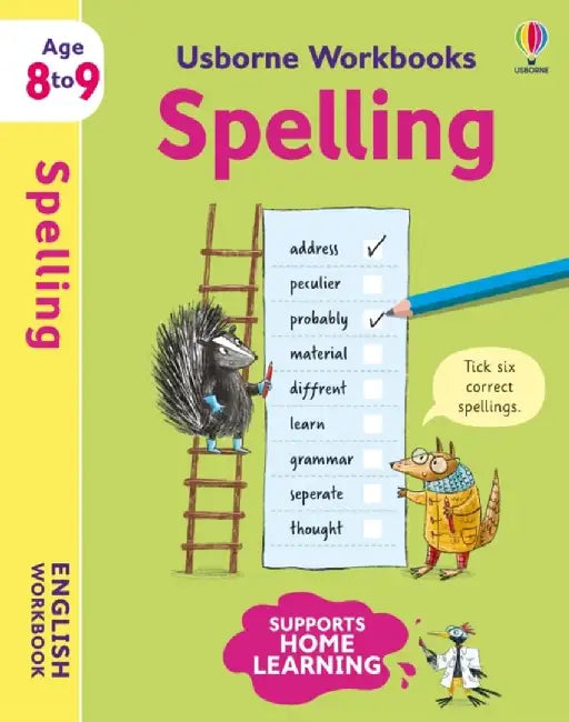 Usborne Workbooks Spelling 8-9 by Jane Bingham