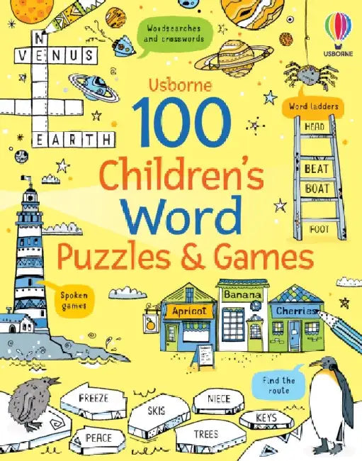 100 Children's Word Puzzles and Games by Phillip Clarke