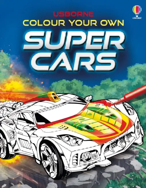 Colour Your Own Supercars by Sam Smith