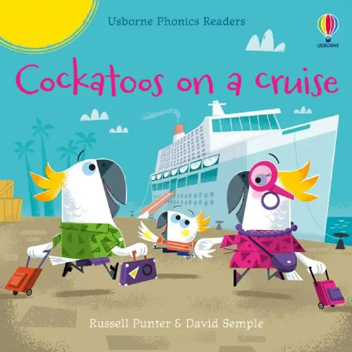 Cockatoos on a cruise by Russell Punter