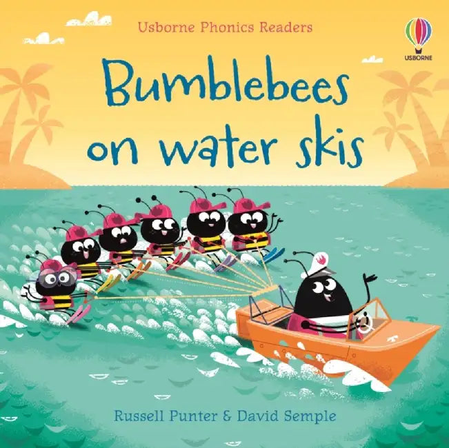 Bumble bees on water skis by Russell Punter