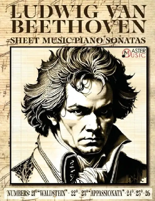 Ludwig Van Beethoven - Sheet Music: Piano Sonatas Numbers: 21°Waldstein- 22° 23°Appassionata-24°-25°-26° ISBN-SKU: by Ludwig Van Beethoven