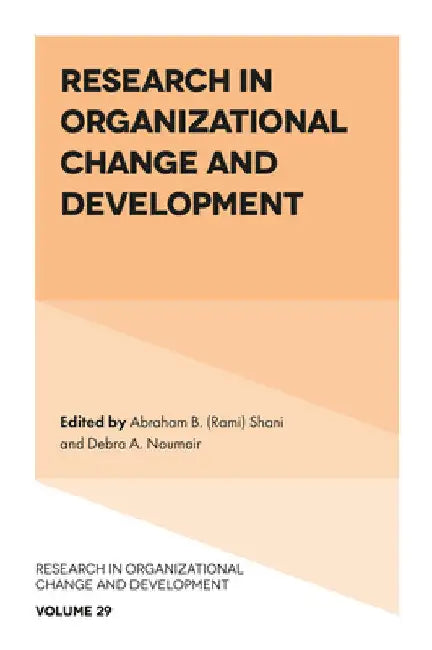 Research in Organizational Change and Development by Shani