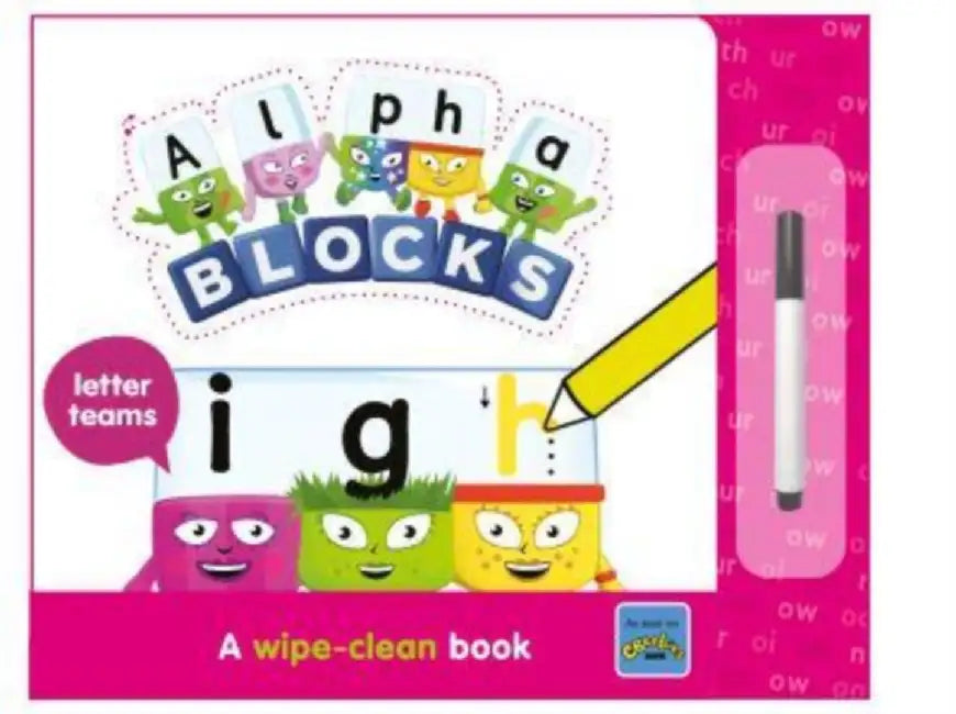 Alphablocks Letter Teams: A Wipe-Clean Book by Alphablocks