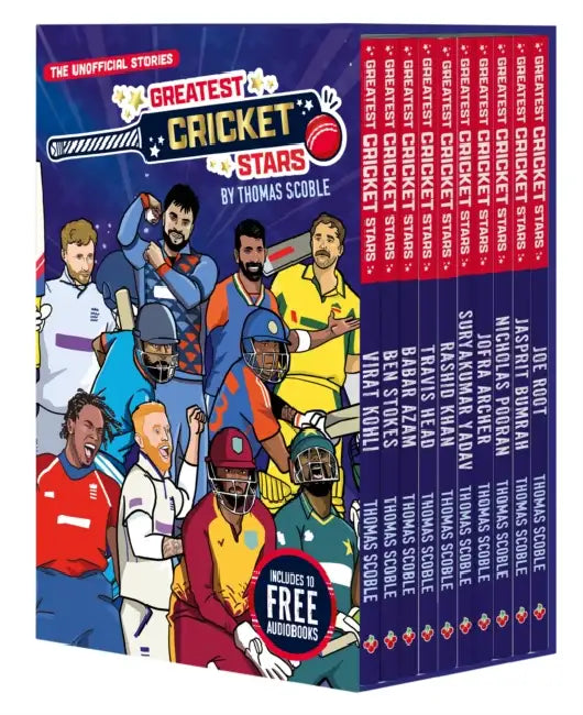 The Greatest Cricket Stars 10 Book Collection by Thomas Scoble