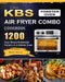 1200 KBS Toaster Oven Air Fryer Combo Cookbook: 1200 Days Simple Homemade Recipes on a Smaller Scale by Beth Davis