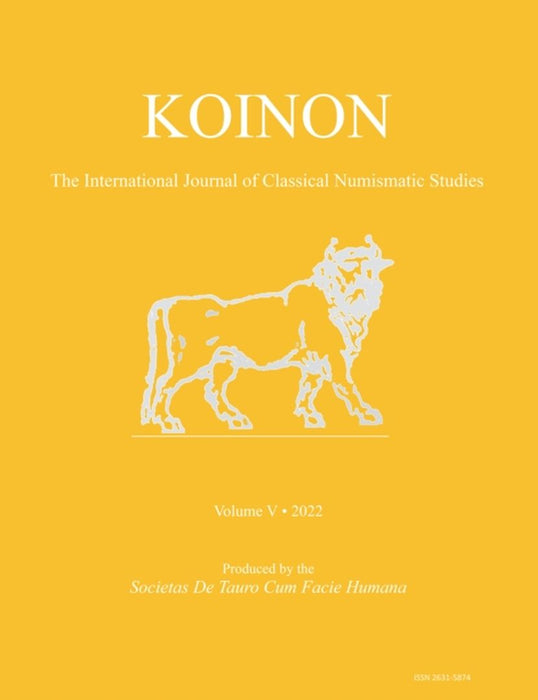 Koinon V, 2022: The International Journal of Classical Numismatic Studies