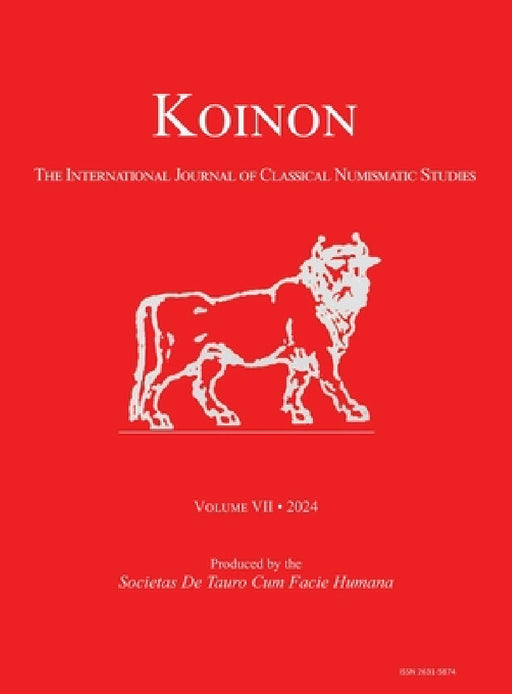 Koinon VII, 2024: The International Journal of Classical Numismatic Studies by Nicholas J. Molinari