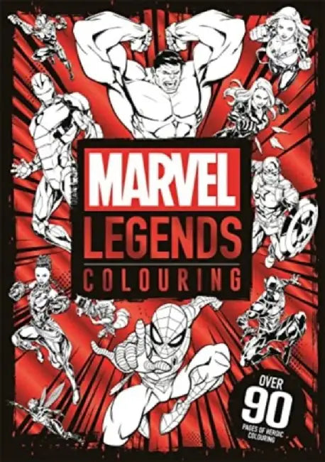 Marvel Legends Colouring by Marvel Entertainment International Ltd