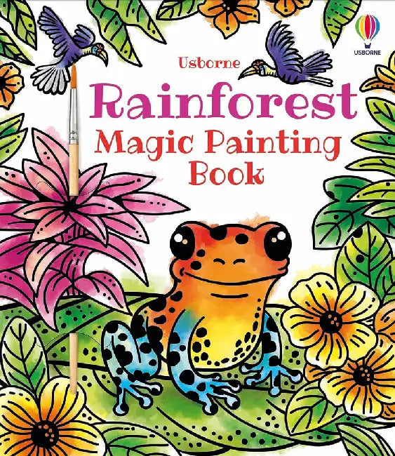 Rainforest Magic Painting Book by Sam Baer