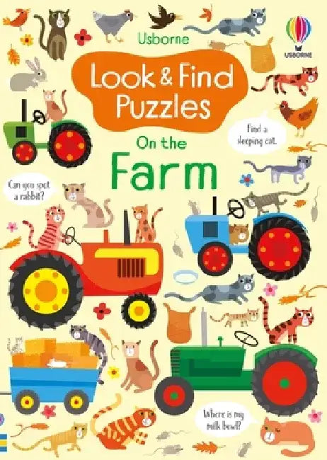 Look and Find Puzzles On the Farm by Josephine Caust