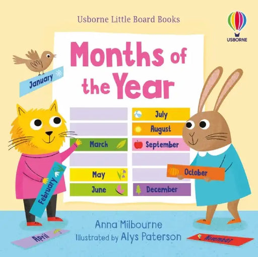 Little Board Books Months of the Year by Anna Milbourne