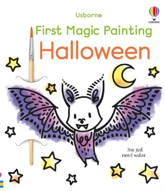 First Magic Painting Halloween by Abigail Wheatley