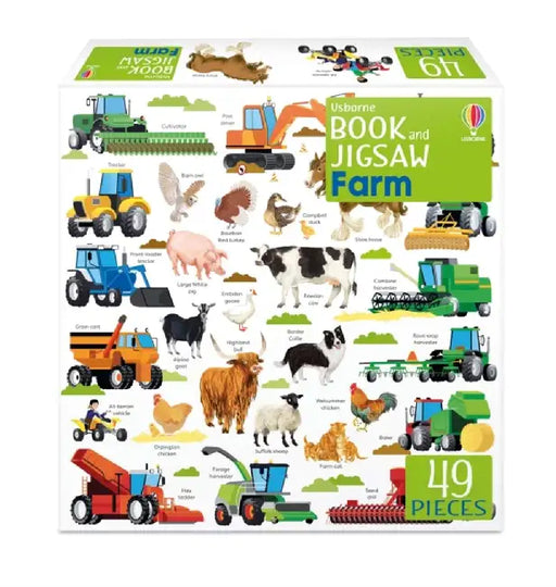 Usborne Book and Jigsaw Farm by Kate Nolan