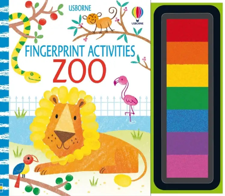 Fingerprint Activities Zoo by Fiona Watt