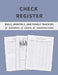 Check Register: Accounting Ledger Book for Daily, Monthly, and Yearly Bookkeeping of Payments, Deposits, and Finances for Small Busine by Anastasia Finca