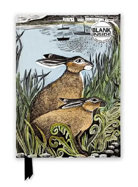 Angela Harding: Rathlin Hares (Foiled Blank Journal) by Flame Tree Studio