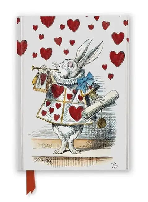 Alice's Adventures in Wonderland: White Rabbit (Foiled Journal) by Flame Tree Studio