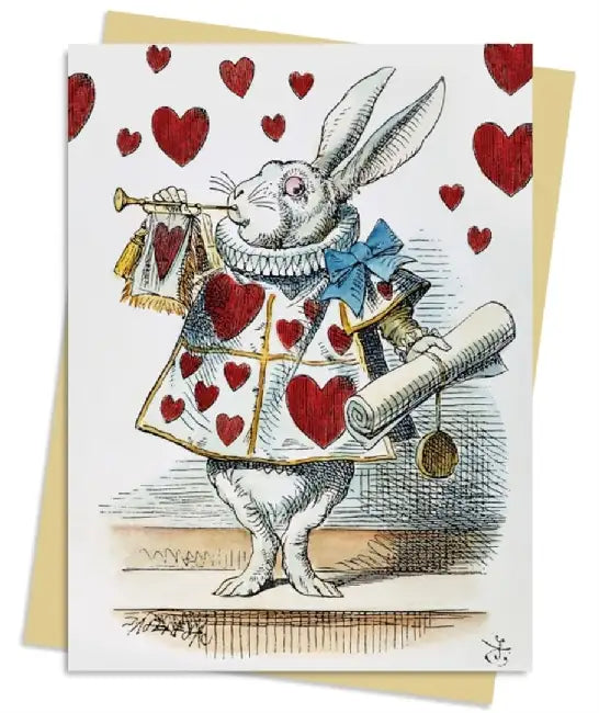 Alice in Wonderland: White Rabbit Greeting Card Pack: Pack of 6 by Flame Tree Studio