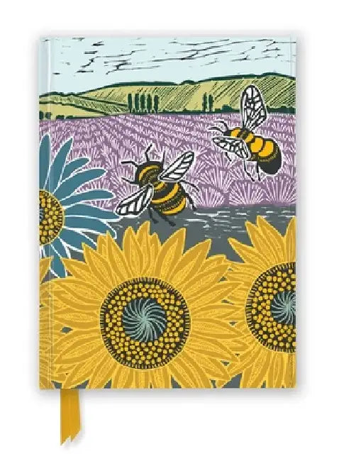 Kate Heiss: Sunflower Fields (Foiled Journal) by Flame Tree Studio