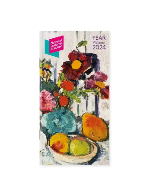 National Galleries Scotland: Floral 2024 Year Planner - Month to View by Flame Tree Studio