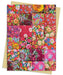 Floral Patchwork Quilt Greeting Card Pack: Pack of 6 by Flame Tree Studio