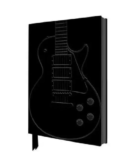 Black Gibson Guitar Artisan Art Notebook (Flame Tree Journals) by Flame Tree Studio
