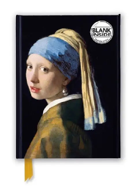 Johannes Vermeer: Girl with a Pearl Earring (Foiled Blank Journal) by Flame Tree Studio