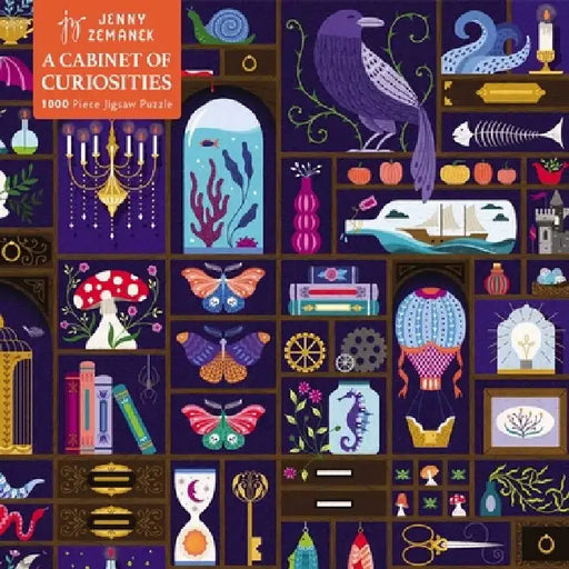 Adult Jigsaw Puzzle: Jenny Zemanek: Cabinet of Curiosities: 1000-Piece Jigsaw Puzzles by Flame Tree Studio