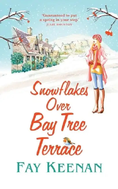 Snowflakes Over Bay Tree Terrace by Fay Keenan