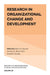 Research in Organizational Change and Development by Debra A. Noumair