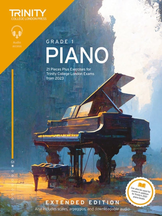 Trinity College London Piano Exam Pieces Plus Exercises from 2023  Grade 1  Extended Edition