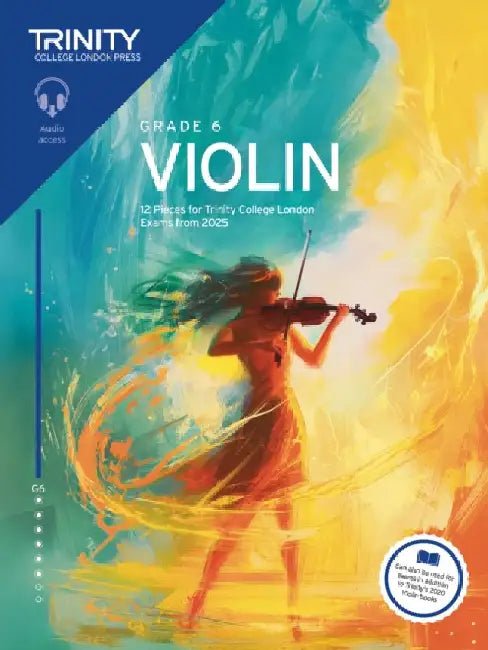 Trinity College London Violin Exam Pieces from 2025: Grade 6 by Trinity College London