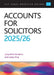Accounts for Solicitors 2025/26: Legal Practice Course Guides (LPC) by King