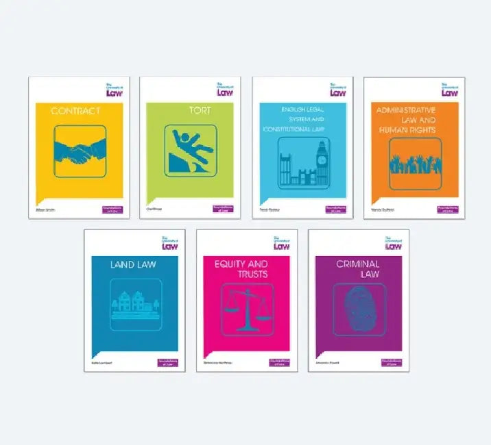 Foundations of Law Bundle by The University of Law