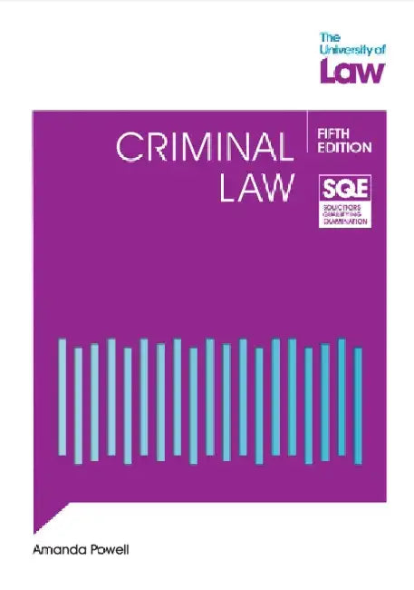 SQE Criminal Law 5e by Amanda Powell