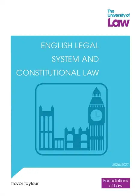 FOL - English Legal System & Constitutional Law 3e by Trevor Tayleur