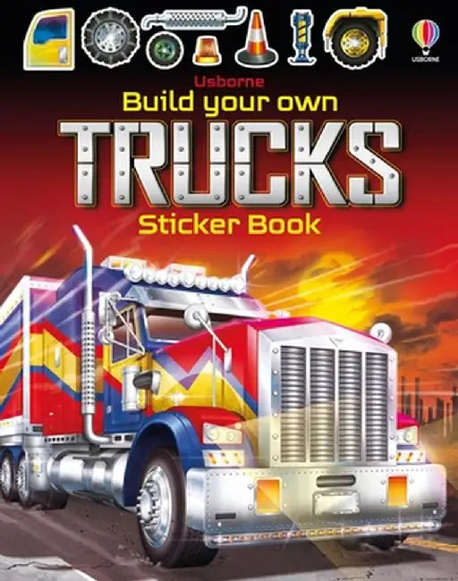 Build Your Own Trucks Sticker Book by Simon Tudhope