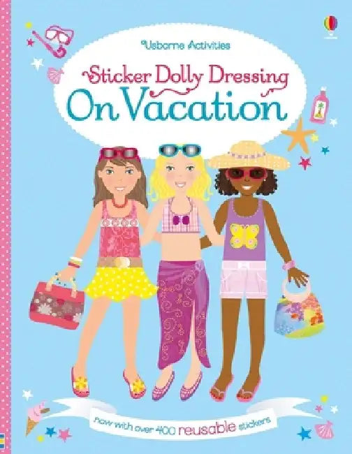 Sticker Dolly Dressing on Vacation by Lucy Bowman