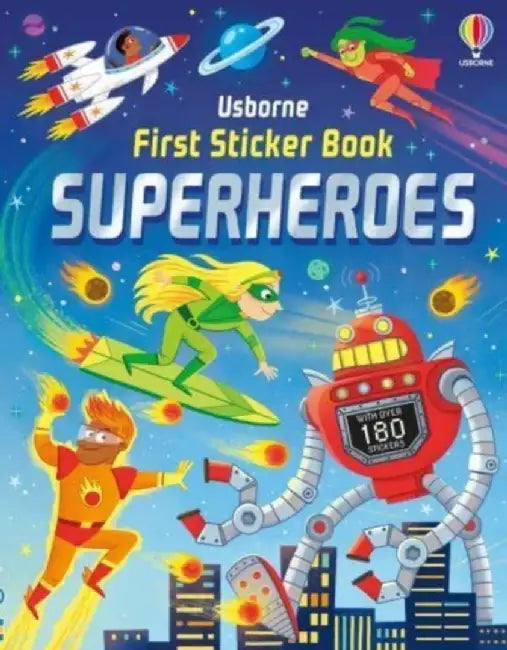 First Sticker Book Superheroes by Kate Nolan