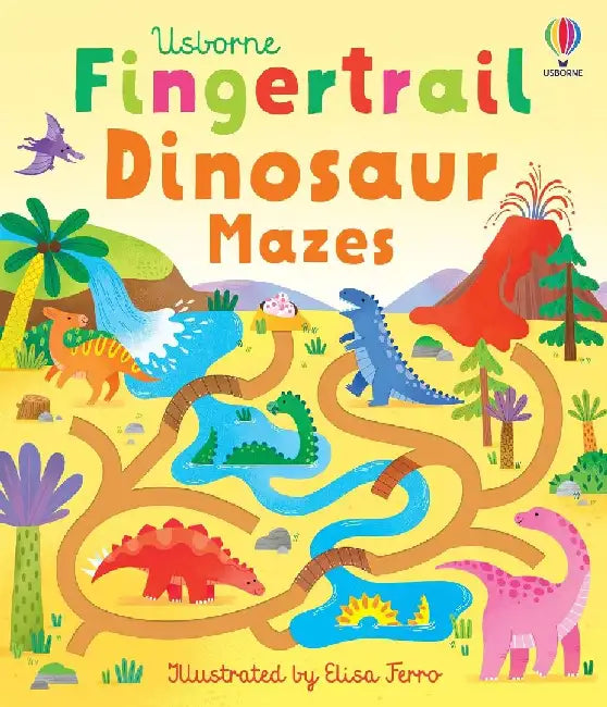 Fingertrail Dinosaur Mazes by Felicity Brooks