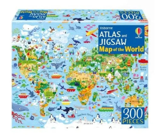 Atlas and Jigsaw Map of the World by Sam Smith