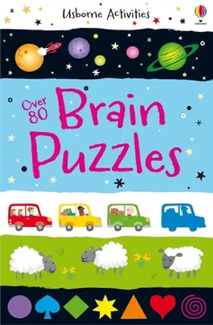 Over 80 Brain Puzzles by Usborne
