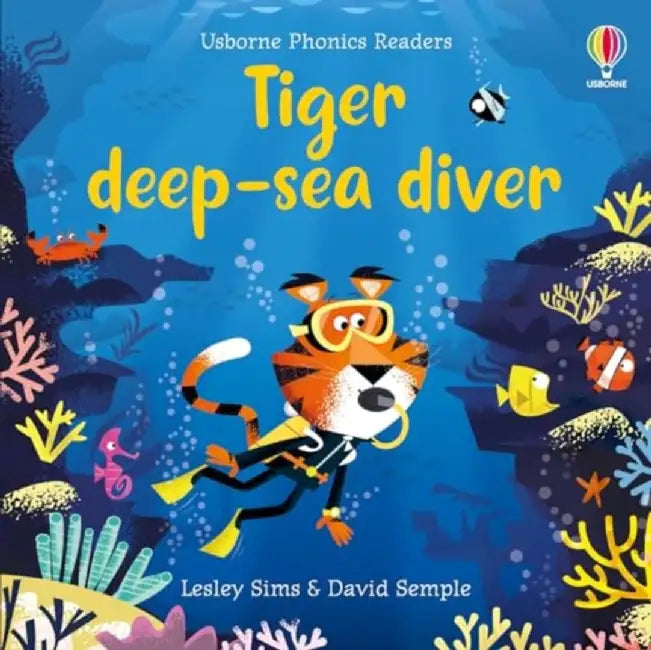 Tiger deep-sea diver by Lesley Sims
