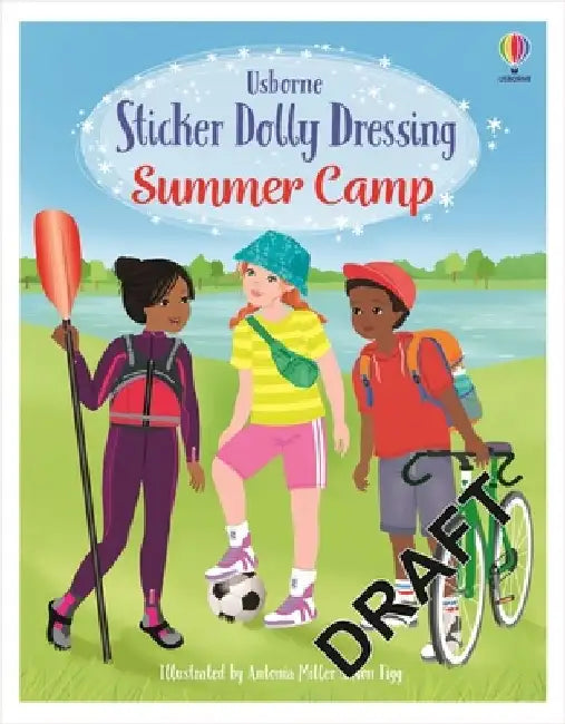 Sticker Dolly Dressing Summer Camp by Fiona Watt