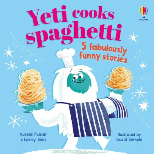 Yeti cooks spaghetti by Russell Punter