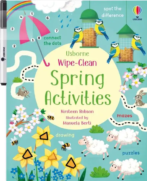Wipe-Clean Spring Activities by Kirsteen Robson