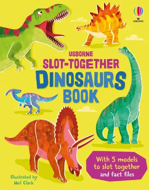 Slot-together Dinosaurs Book by Abigail Wheatley