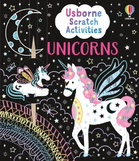 Usborne Scratch Activities Unicorns by Rosie Dickins
